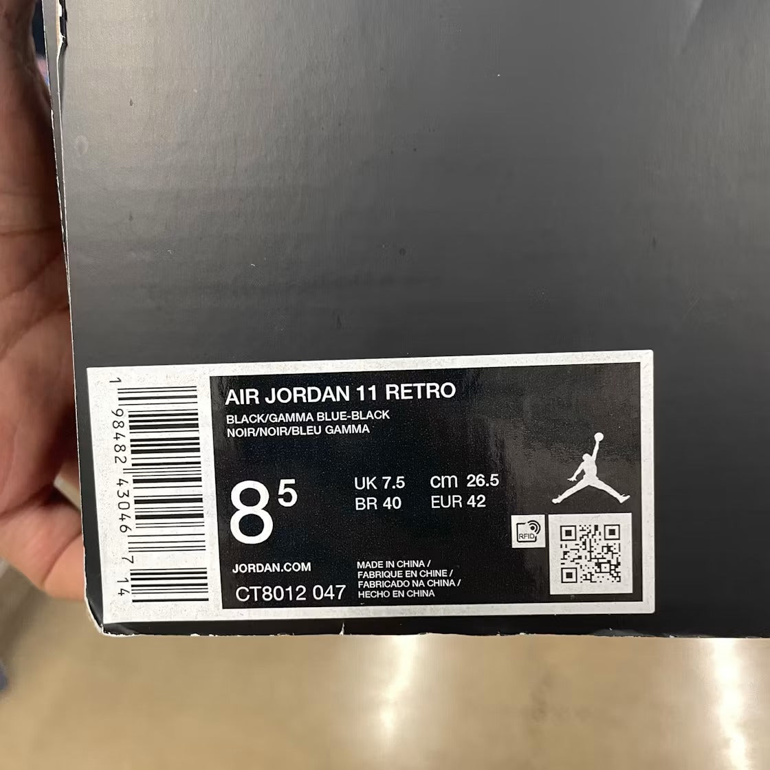 Used - Air Jordan 11 Retro Gamma Blue (2025) - US M 8.5 - detail 5