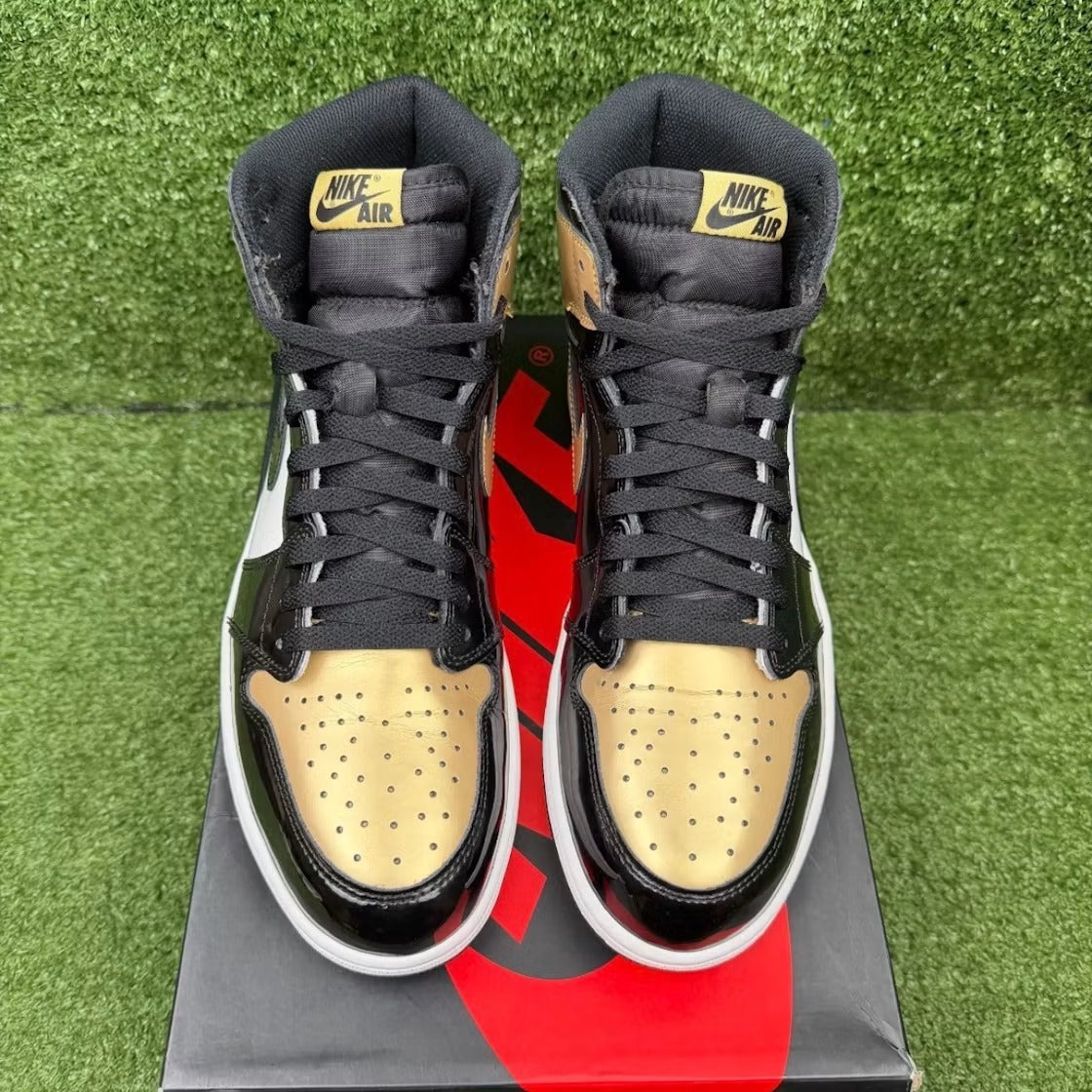 Used - Air Jordan 1 Retro High NRG Patent Gold Toe - US M 11 - detail 2