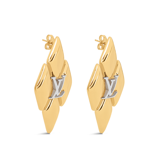 18k Louis Vuitton GO-14 Earrings