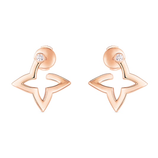 18K Louis Vuitton Blossom Mini Hoops Earrings