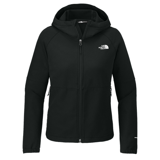 The North Face Women's TNF Black Heather Barr Lake Hooded Softshell Jacket