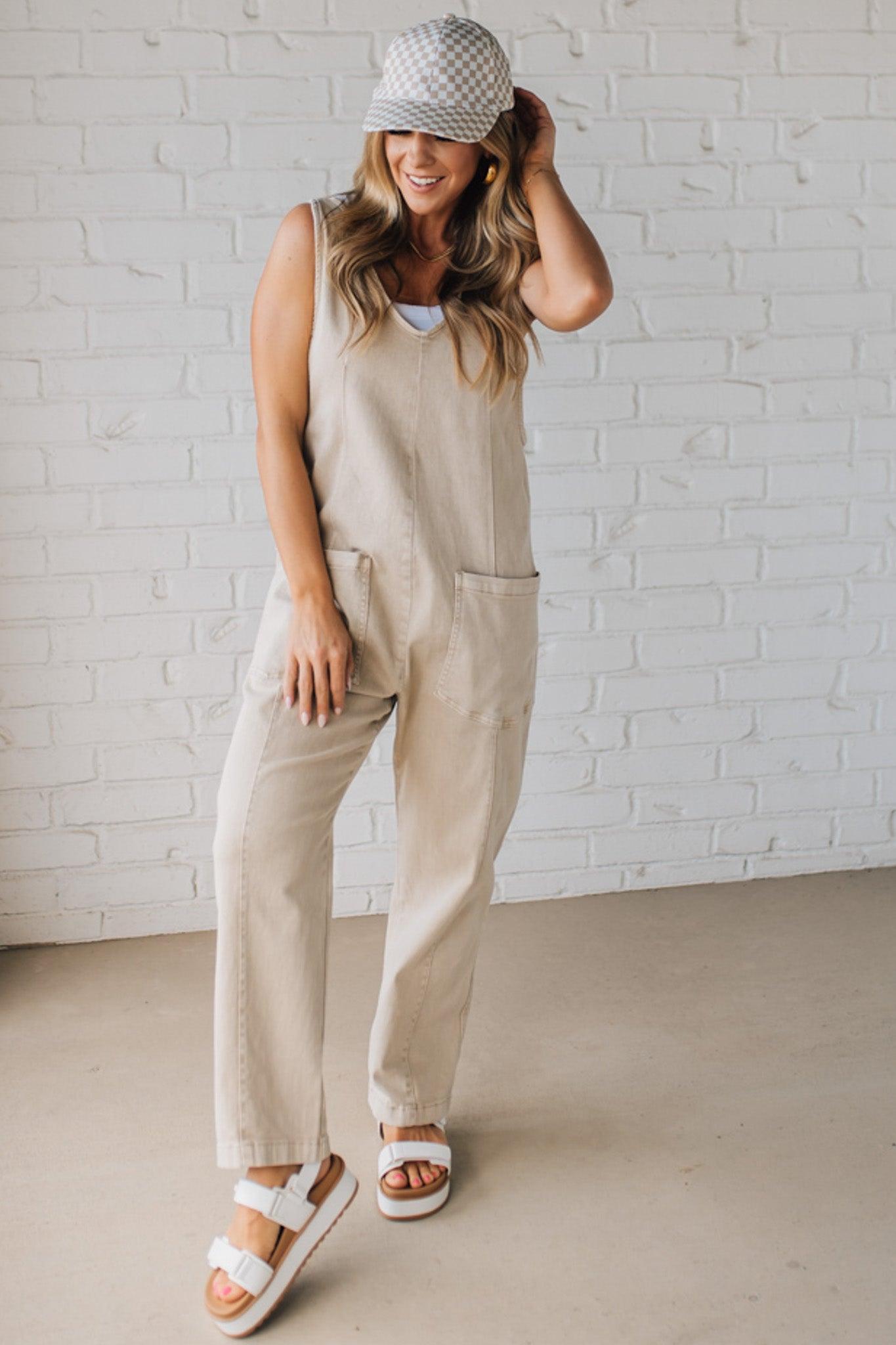 Kami Casual Denim Jumpsuit