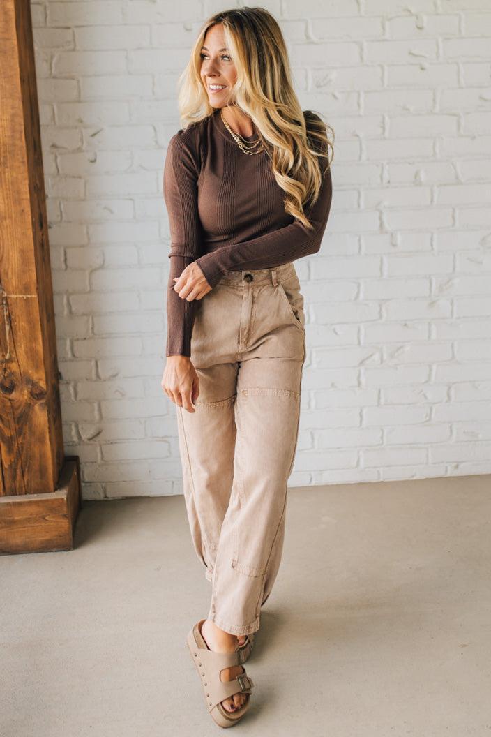 Katie Ribbed Slim Sweater