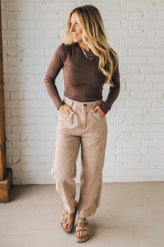 Katie Ribbed Slim Sweater