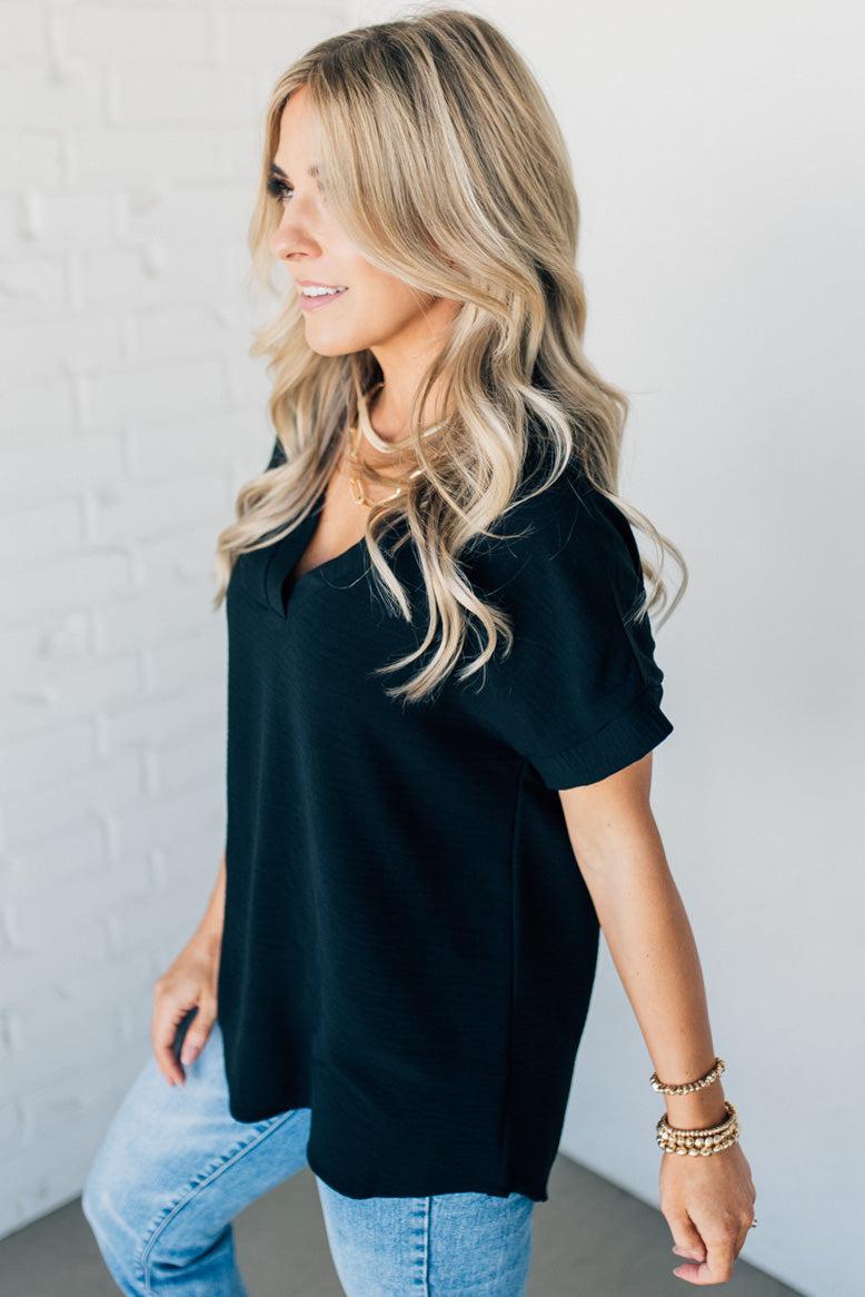 Lenaya Breezy V-Neck Top