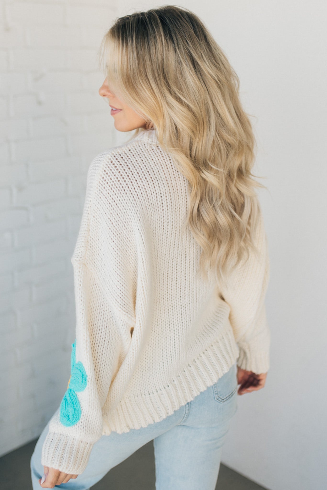 Lennon Floral Woven Sweater