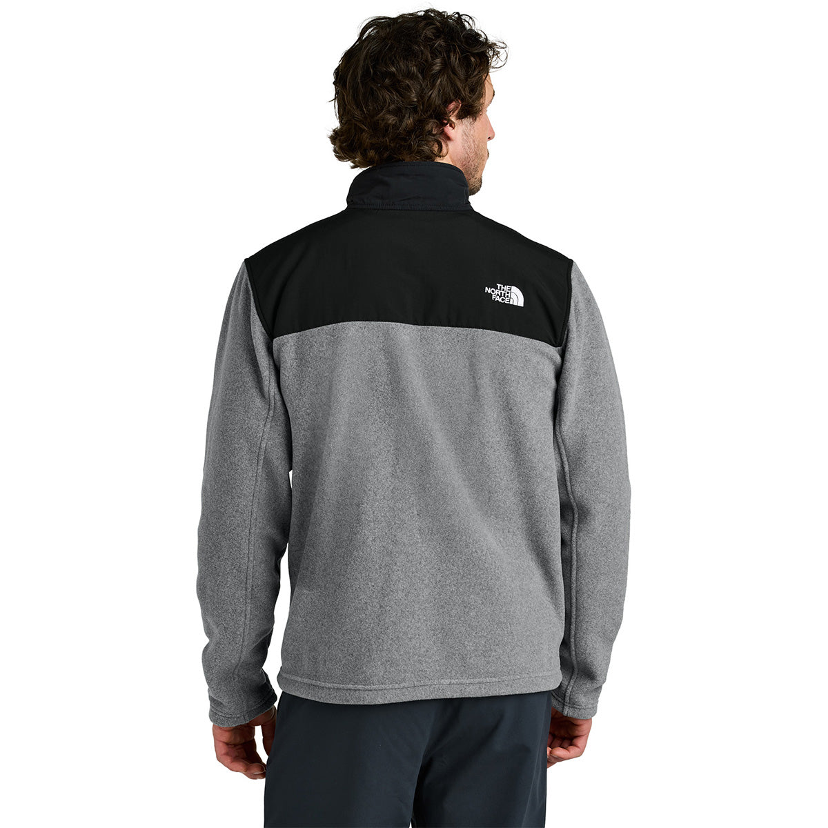 The North Face Men's TNF Medium Grey Heather/TNF Black Highest Peak Full-Zip Fleece Jacket