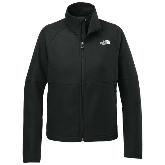 The North Face Women's TNF Black Heather Barr Lake Softshell Jacket