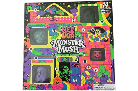NeeDoh Monster Mush Squish-O-Ween Countdown 14 Squishy Toys