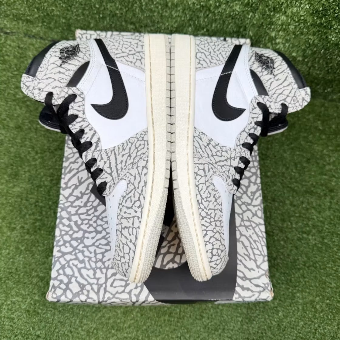 Used - Air Jordan 1 Retro High OG White Cement - US M 8.5 - detail 3