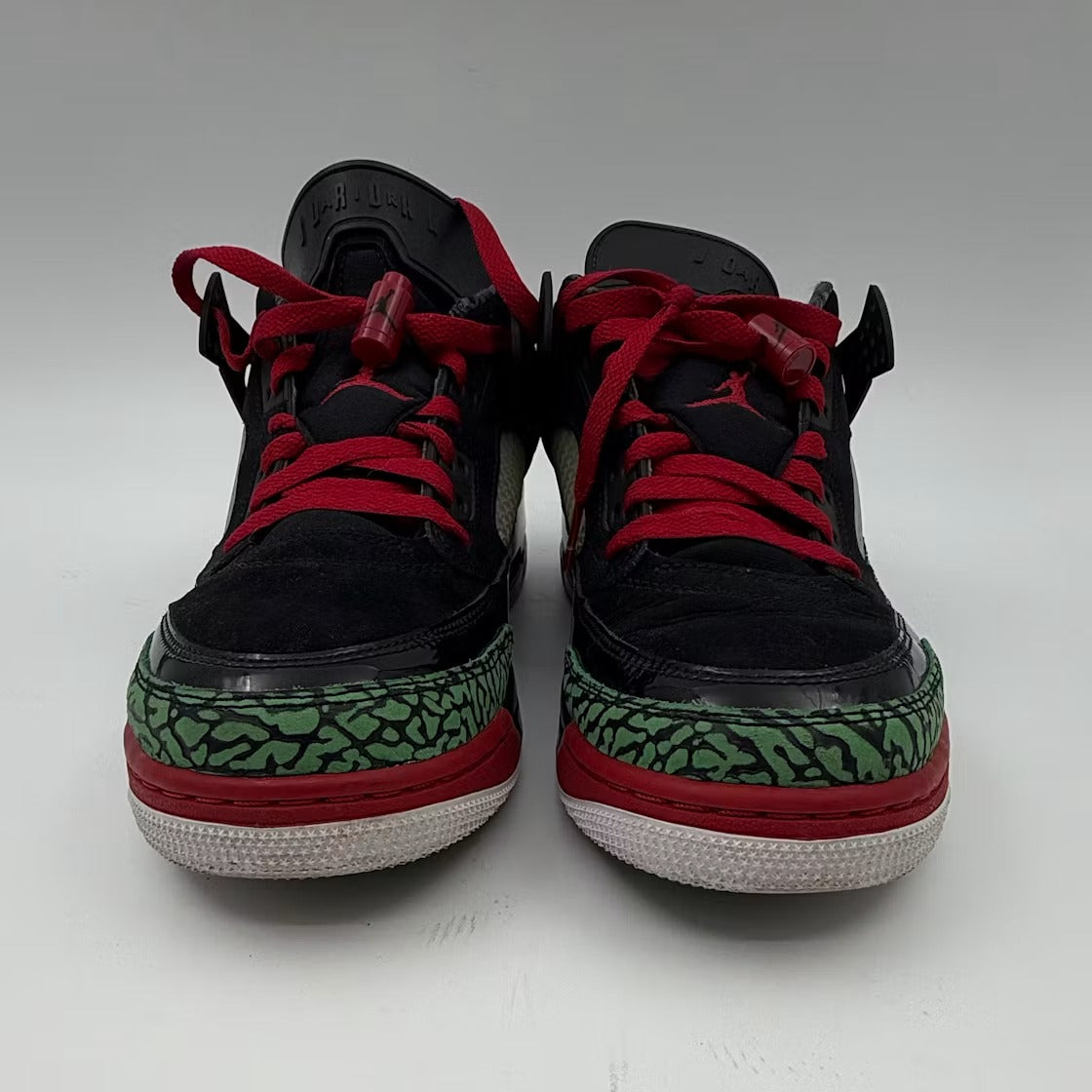 Used - Air Jordan Spizike Low Black Classic Green White Varsity Red - US M 8 - detail 1