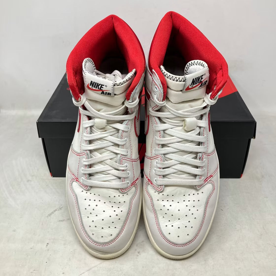 Used - Air Jordan 1 Retro High Phantom Gym Red - US M 11 - detail 4