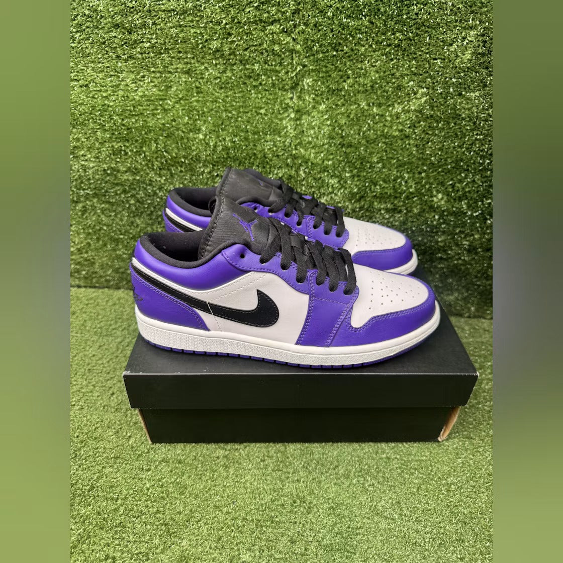 Used - Air Jordan 1 Low Court Purple White - US M 8 - detail 3