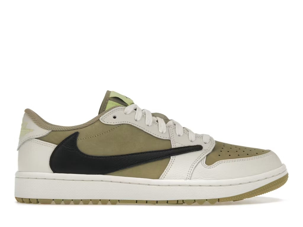 Used - Air Jordan 1 Retro Low Golf Travis Scott Neutral Olive - US M 12 - catalog main image