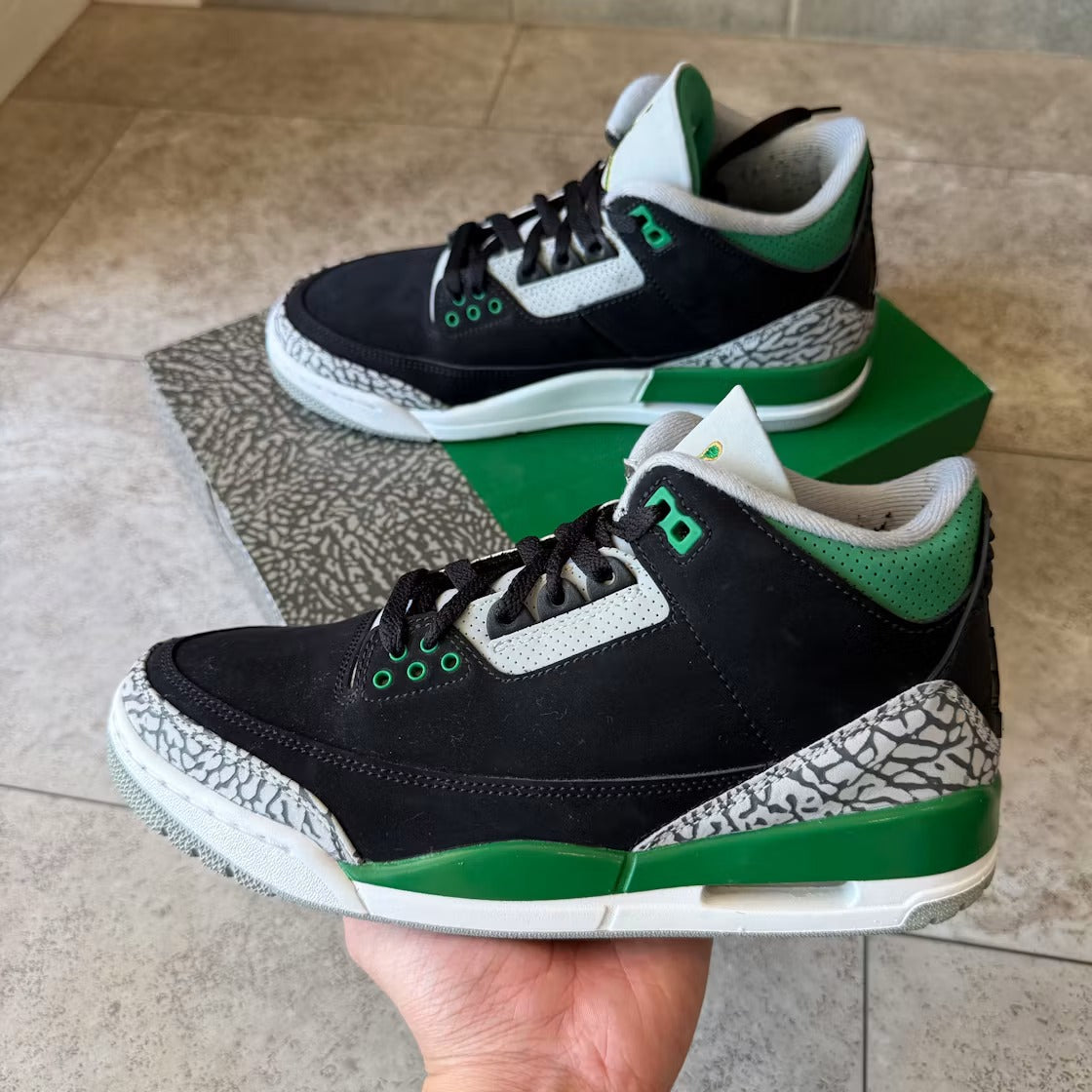 Used - Air Jordan 3 Retro Pine Green - US M 8 - detail 5