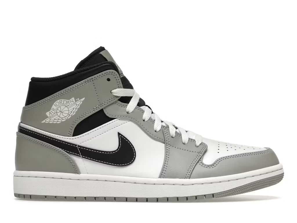 Air Jordan 1 Mid Light Smoke Grey Anthracite - catalog main image