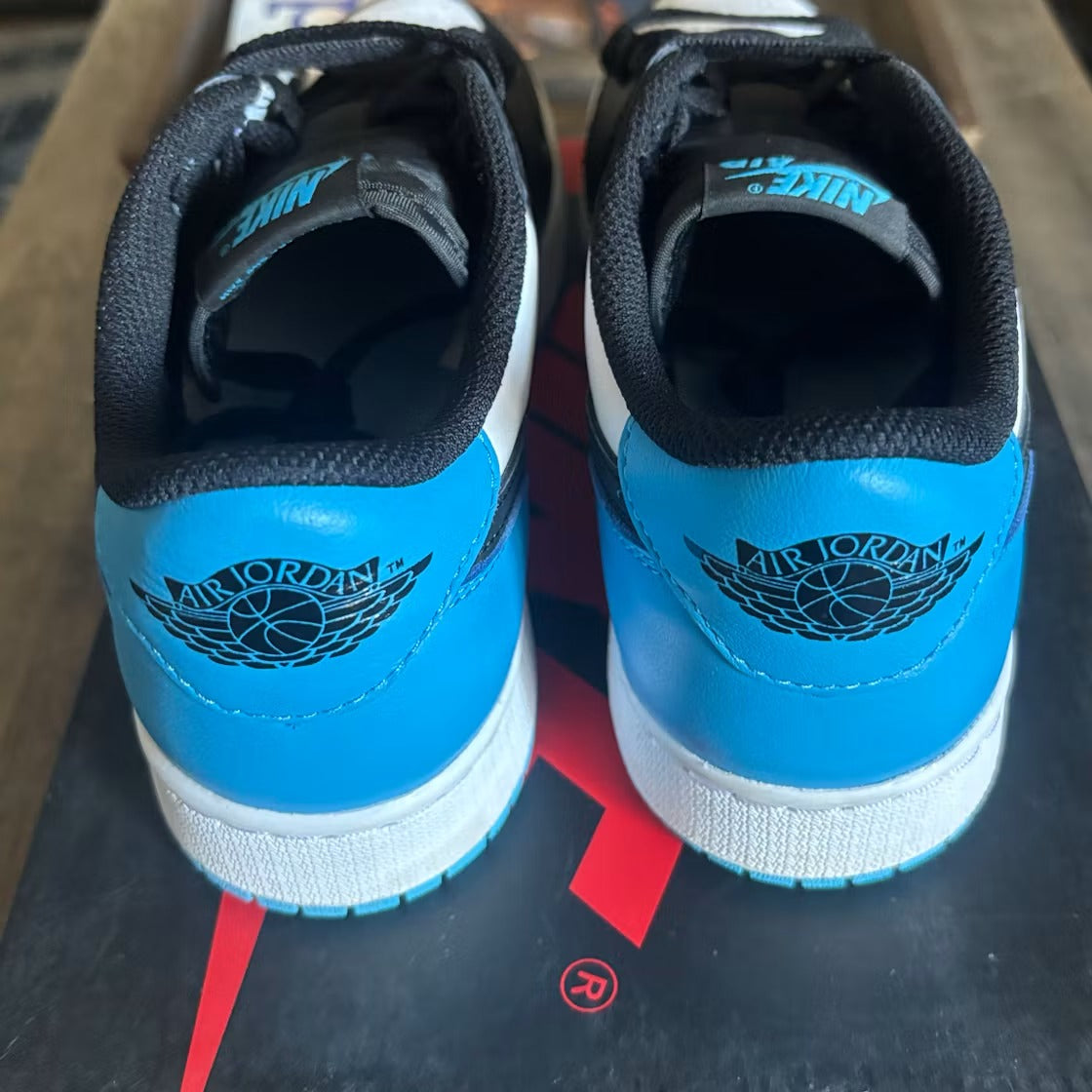 Used - Air Jordan 1 Retro Low OG Black Dark Powder Blue (GS) - US 6Y - detail 4