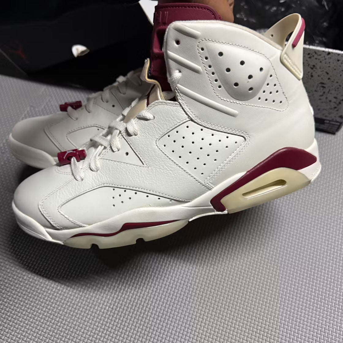 Used - Air Jordan 6 Retro Maroon (2015) - US M 11 - detail 5