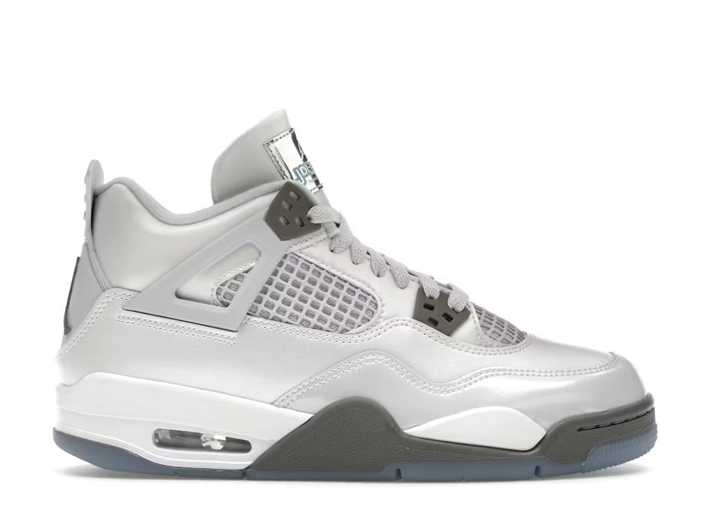 Used - Air Jordan 4 Retro Photon Dust Blue Chill (GS) - US 4Y - catalog main image