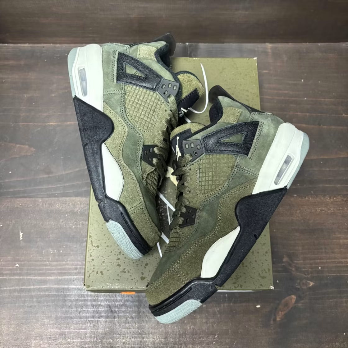 Used - Air Jordan 4 Retro SE Craft Medium Olive (GS) - US 6.5Y - detail 1