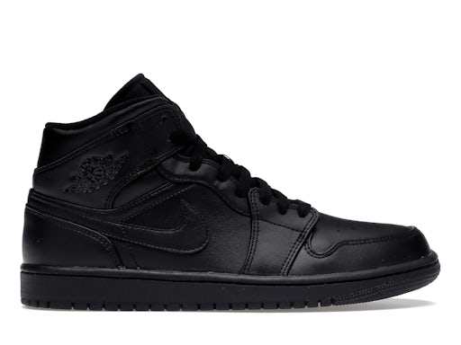 Jordan 1 Mid Triple Black