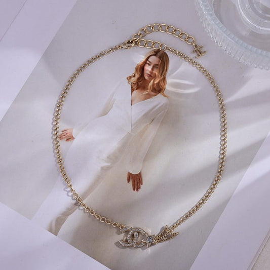 18K  Chanel Star Diamond Necklace